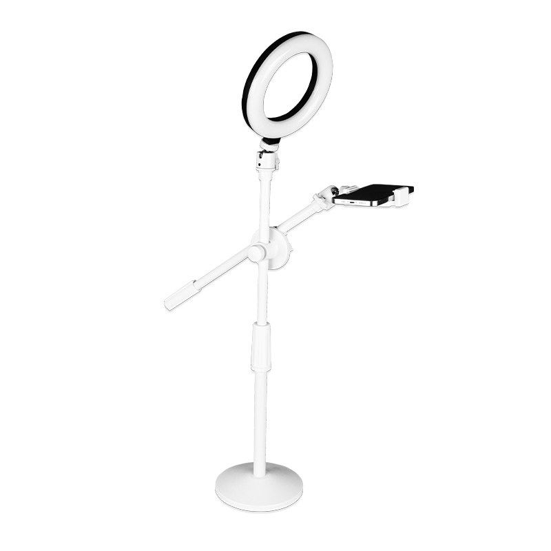 Universal Ring Light With Flexible Lazy Bracket Desk Lamp Led Light Mobile Phone Holder for Live Stream R-122W
