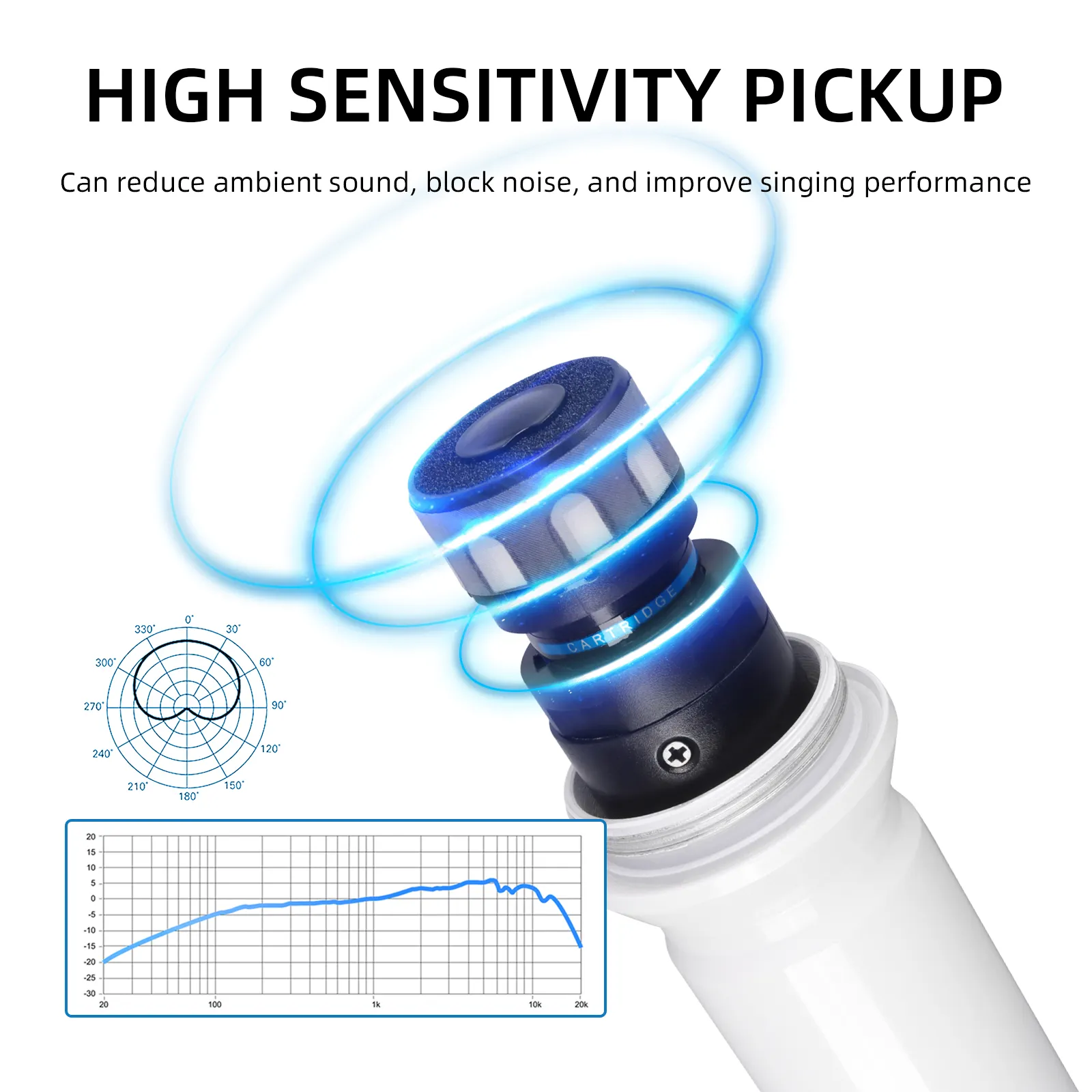 Portable Light-Weight Rechargeable Hand Microphone Cordless Dynamic Mic UHF Stereo Instant Charge Wireless Karaoke Microphone WM-2W