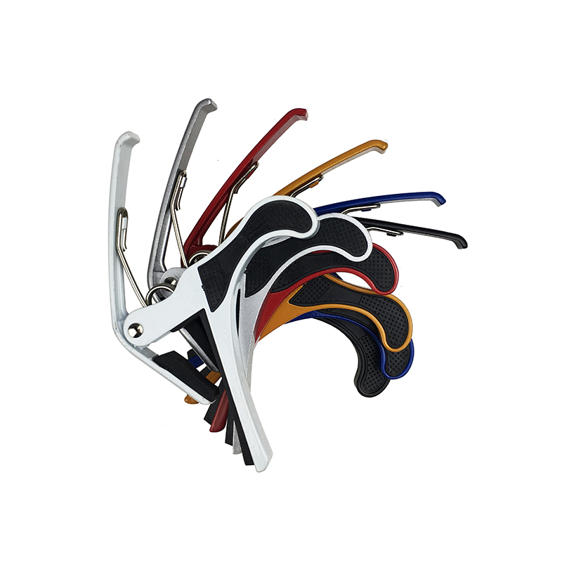 China Wholesale Musical Instrument Colorful Guitar Capo Zinc Alloy Durable Guitar Ukulele Capo Guitar Acoustic GH-001
