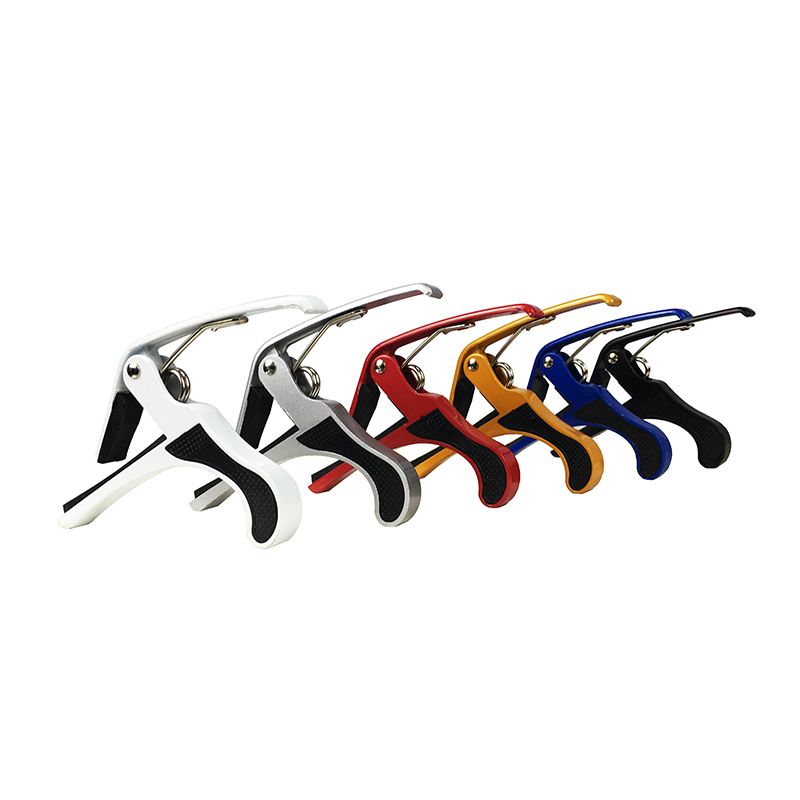 China Wholesale Musical Instrument Colorful Guitar Capo Zinc Alloy Durable Guitar Ukulele Capo Guitar Acoustic GH-001
