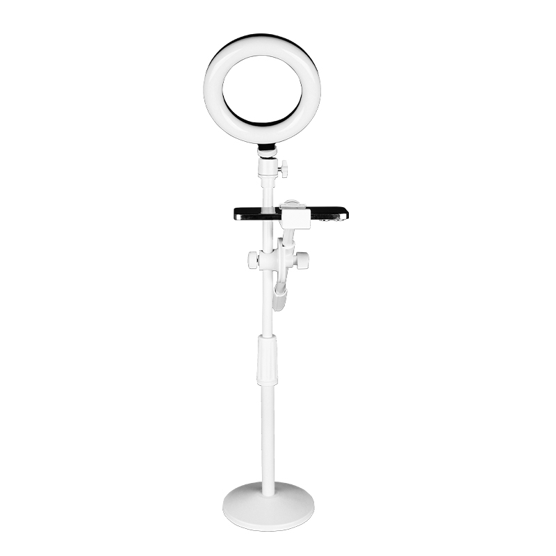Universal Ring Light With Flexible Lazy Bracket Desk Lamp Led Light Mobile Phone Holder for Live Stream R-122W