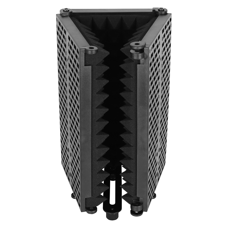 3 Doors Recording Microphone Reflexion Filter Foldable Vocal Booth Studio Microphone Sound Isolation Shield FP-3