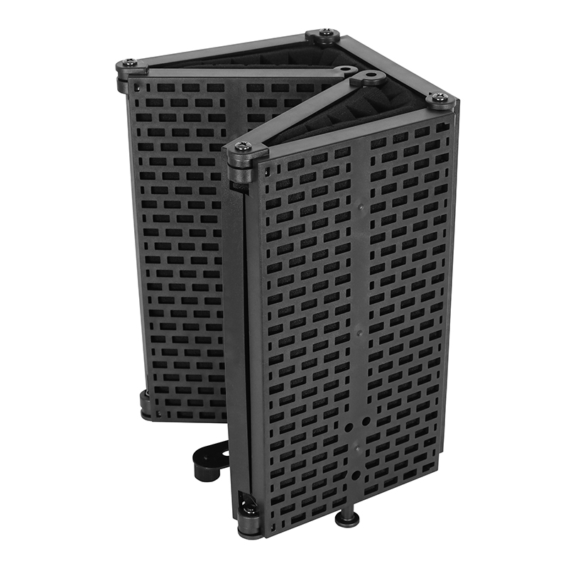 5 Doors Recording Mic Reflexion Filter Portable Plastic Vocal Studio Broadcast Microphone Sound Isolation Shield Plate FP-5