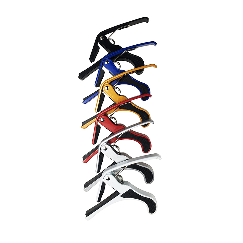 China Wholesale Musical Instrument Colorful Guitar Capo Zinc Alloy Durable Guitar Ukulele Capo Guitar Acoustic GH-001