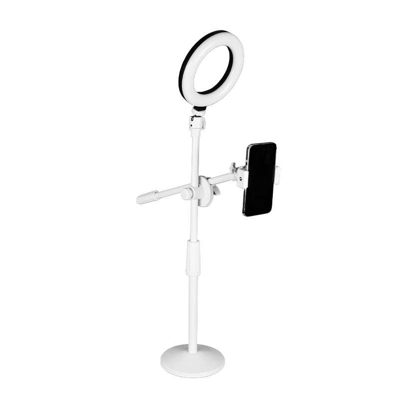 Universal Ring Light With Flexible Lazy Bracket Desk Lamp Led Light Mobile Phone Holder for Live Stream R-122W