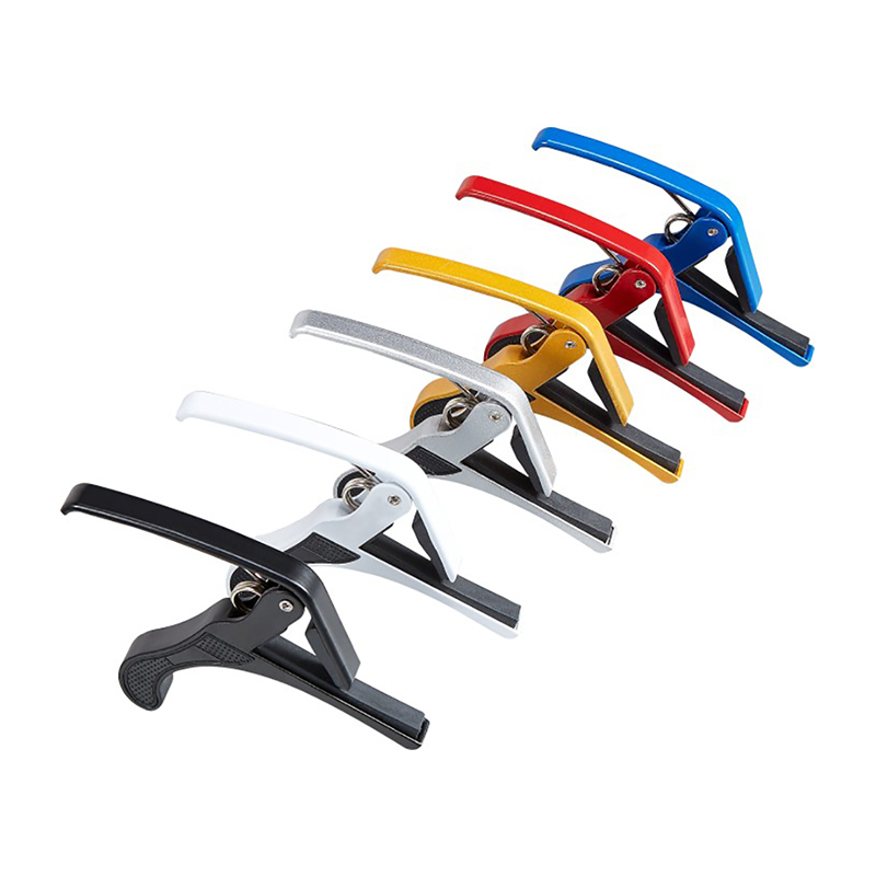 China Wholesale Musical Instrument Colorful Guitar Capo Zinc Alloy Durable Guitar Ukulele Capo Guitar Acoustic GH-001