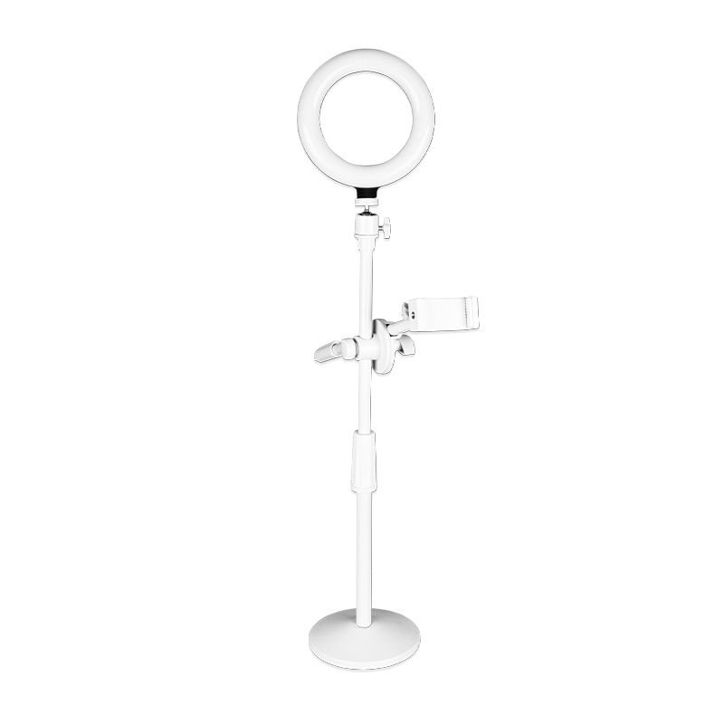 Universal Ring Light With Flexible Lazy Bracket Desk Lamp Led Light Mobile Phone Holder for Live Stream R-122W