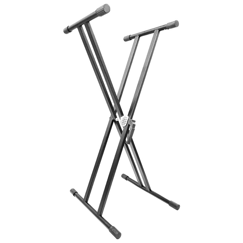 Factory Direct Sale Dual Tube X-rack Hardware Electronic Piano Rack Custom Keyboard Stands DJ Rack GH-530